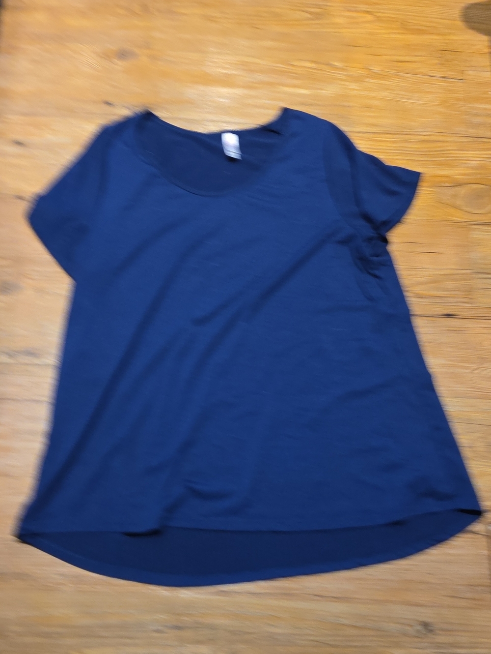 LuLaRoe Navy Blue Short Sleeve Tee